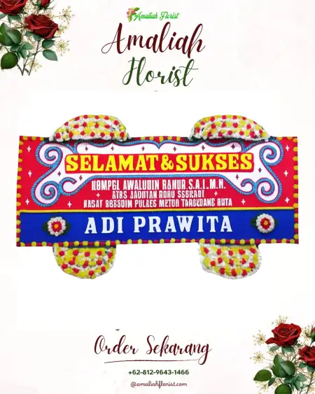 Papan Bunga Ucapan Selamat Pakahan
